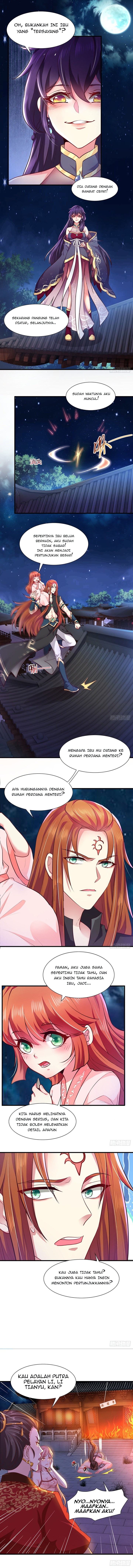 Halaman 3 dari Demon King Domination Pet Genius Meng Bao Belly Black Mother Chapter 10
