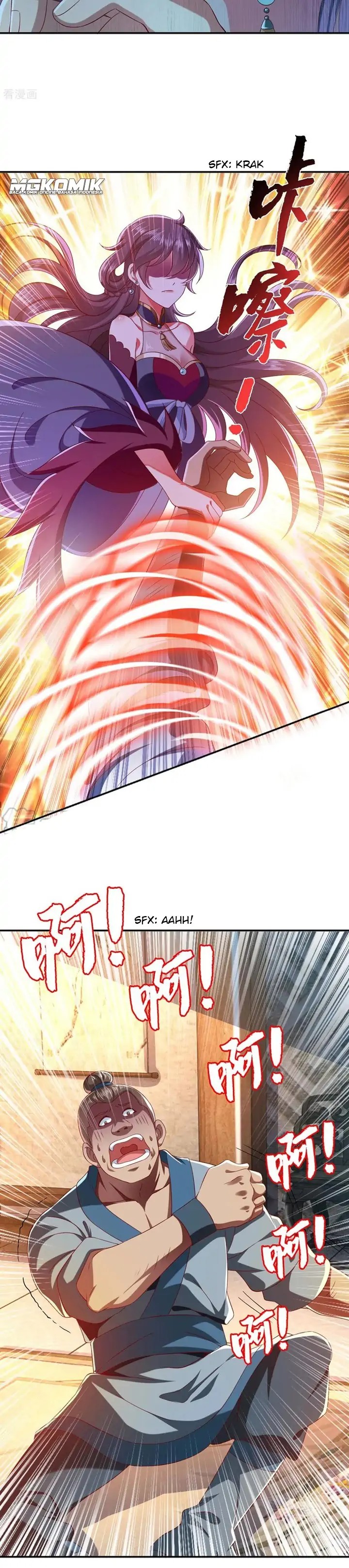 Halaman 4 dari Demon King Domination Pet Genius Meng Bao Belly Black Mother Chapter 23