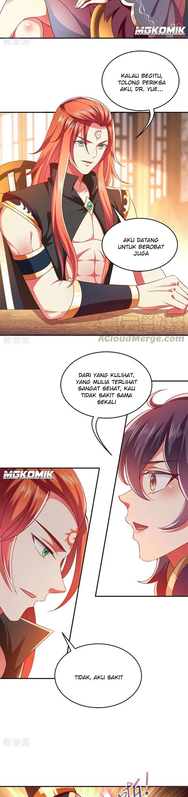 Halaman 2 dari Demon King Domination Pet Genius Meng Bao Belly Black Mother Chapter 29
