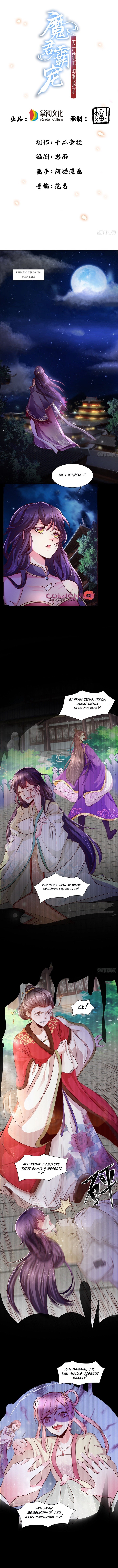 Halaman 2 dari Demon King Domination Pet Genius Meng Bao Belly Black Mother Chapter 9