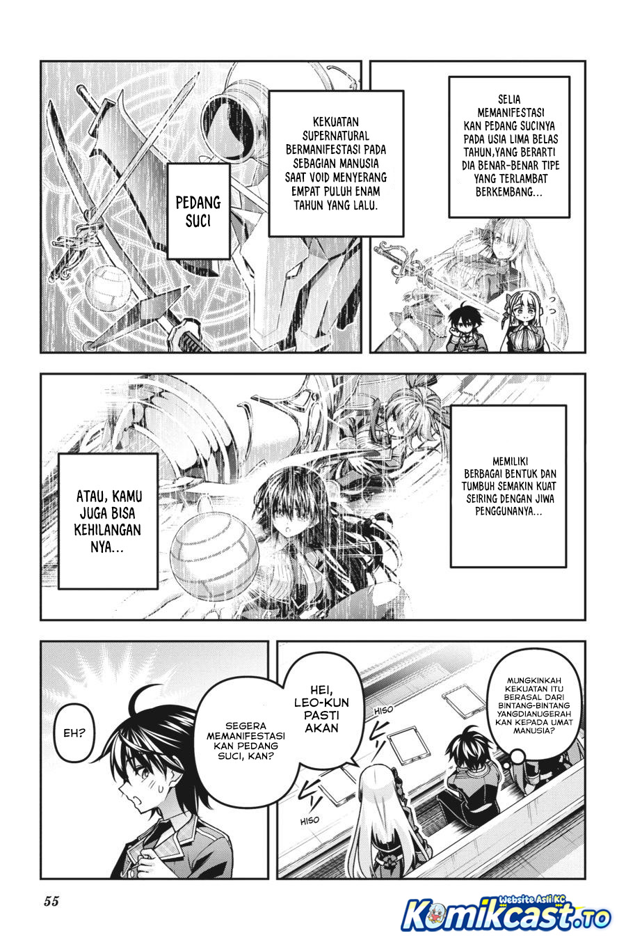 Demon's Sword Master of Excalibur School chapter 50 halaman 4
