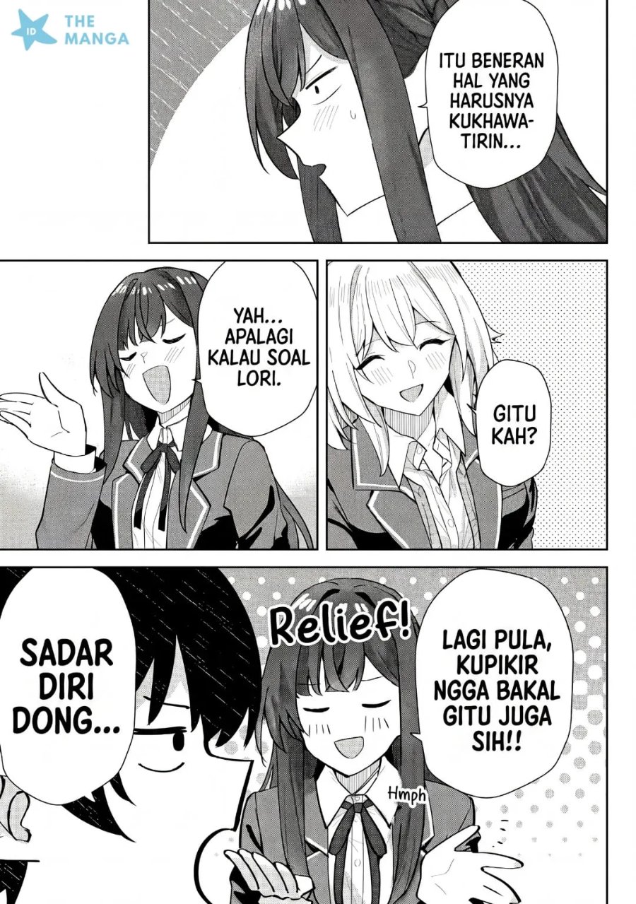 Halaman 14 dari Deretai Kanojo no Uraomote Chapter 6