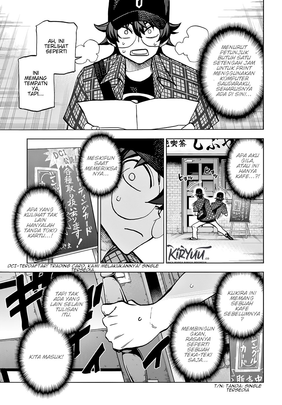 Halaman 23 dari Subete no Jinrui o Hakai Suru. Sorera wa Saisei Dekinai. Chapter 1