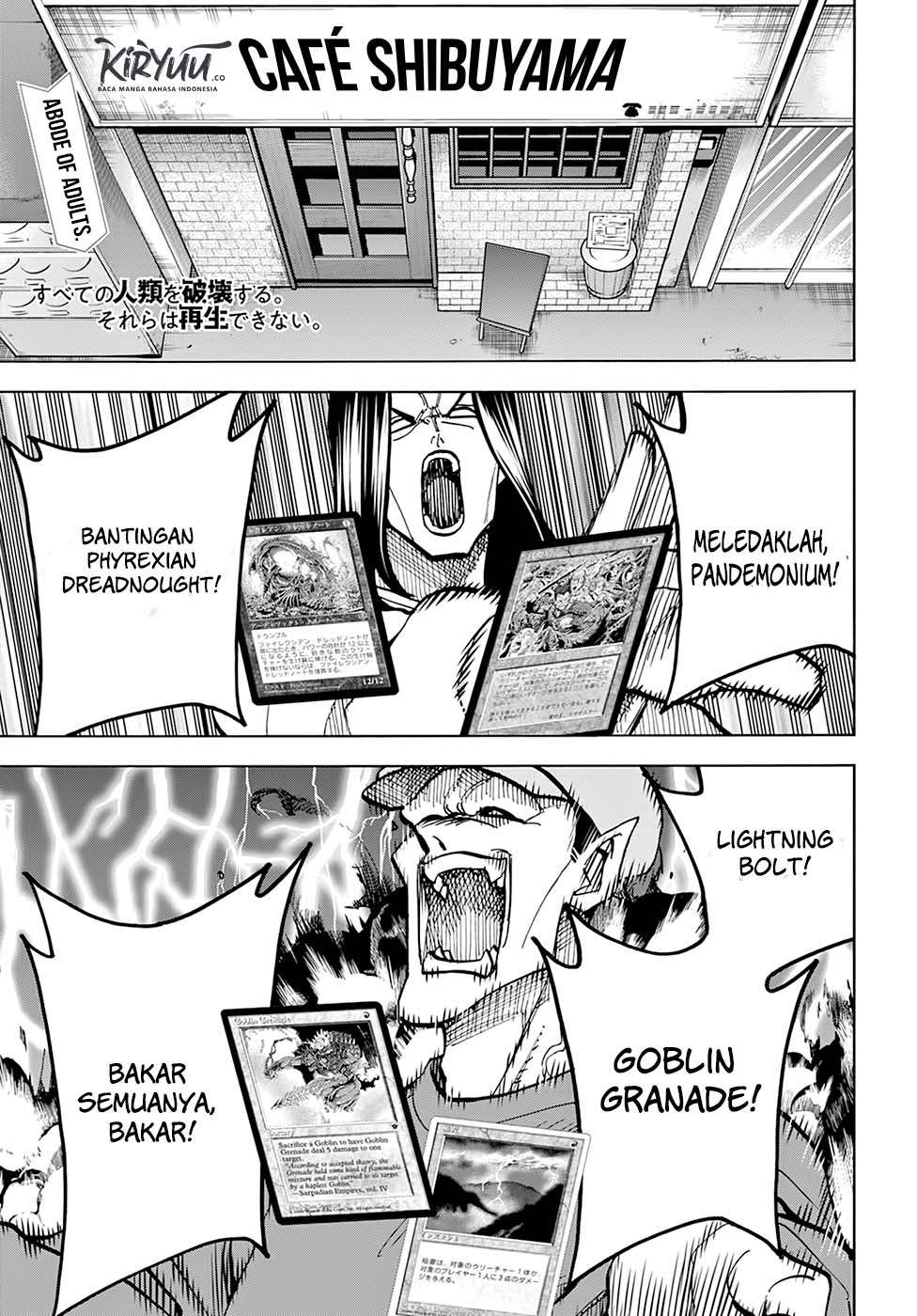 Halaman 3 dari Subete no Jinrui o Hakai Suru. Sorera wa Saisei Dekinai. Chapter 11