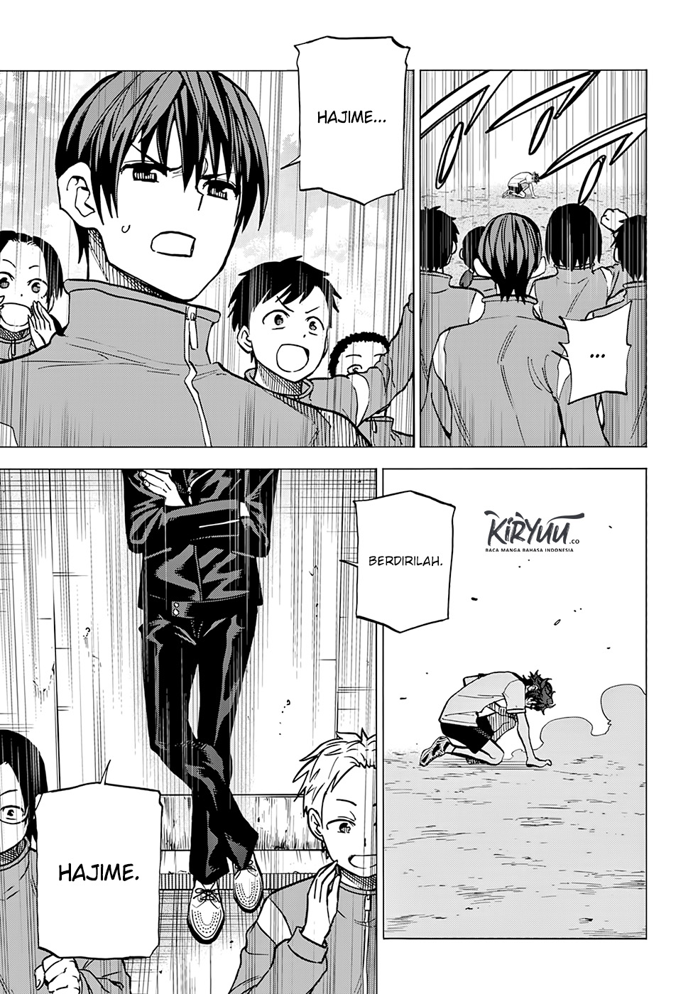 Halaman 30 dari Subete no Jinrui o Hakai Suru. Sorera wa Saisei Dekinai. Chapter 14