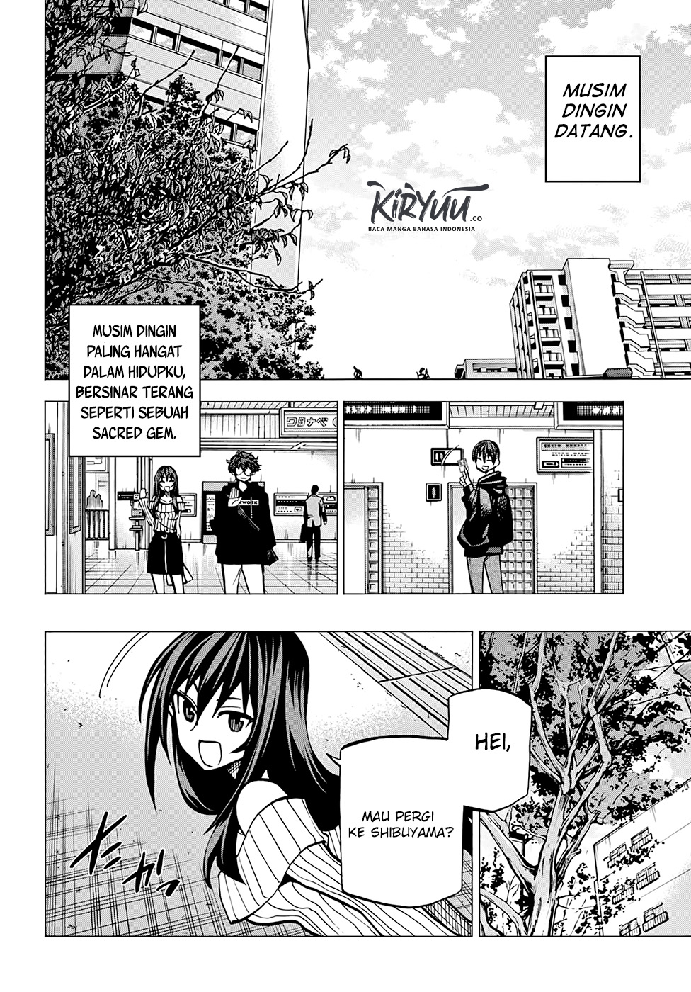 Halaman 45 dari Subete no Jinrui o Hakai Suru. Sorera wa Saisei Dekinai. Chapter 14