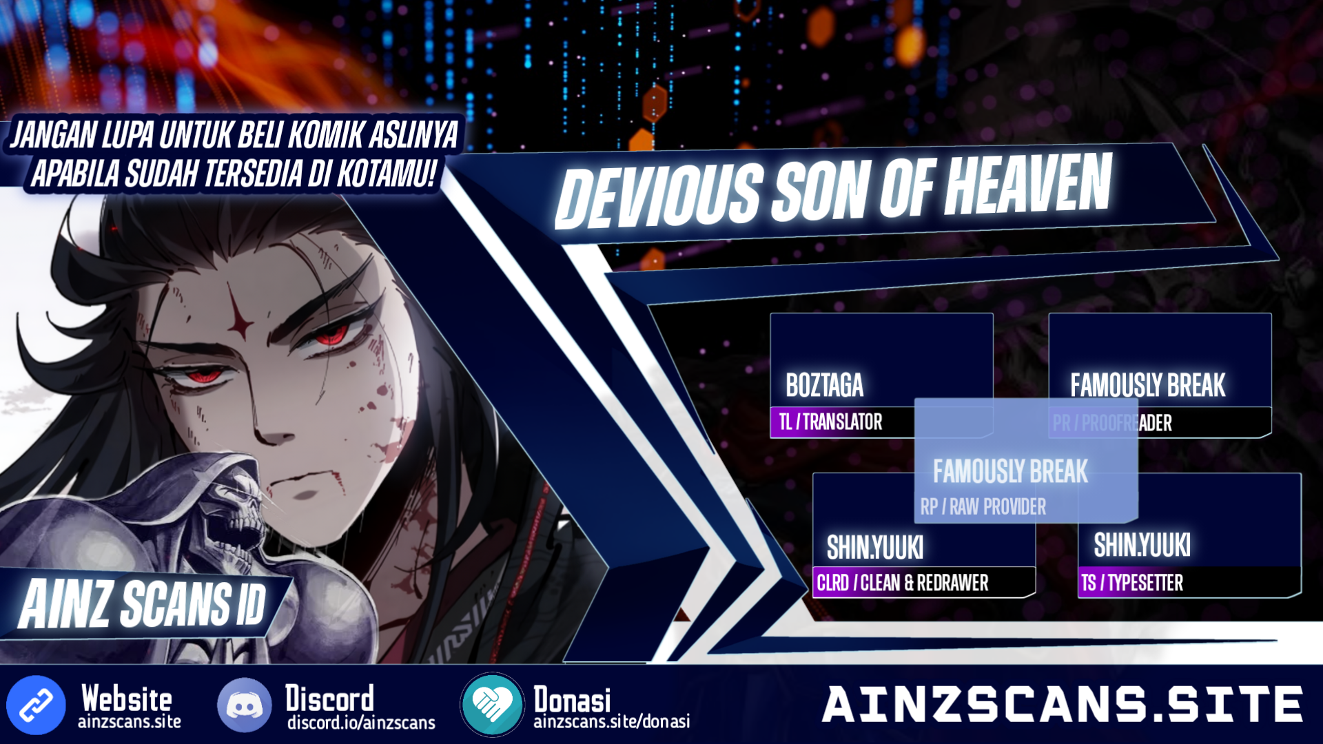 Halaman 1 dari Devious Son Of Heaven Chapter 10