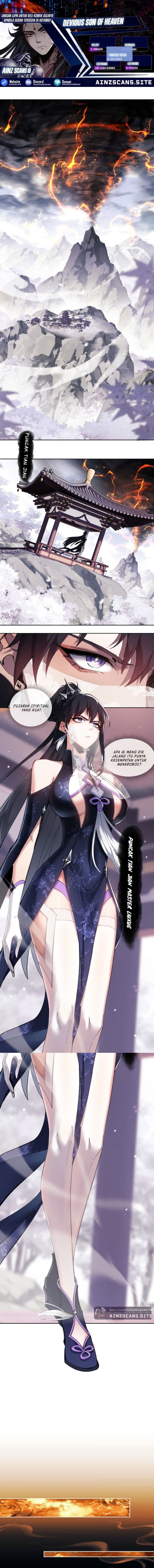 Halaman 1 dari Devious Son Of Heaven Chapter 4