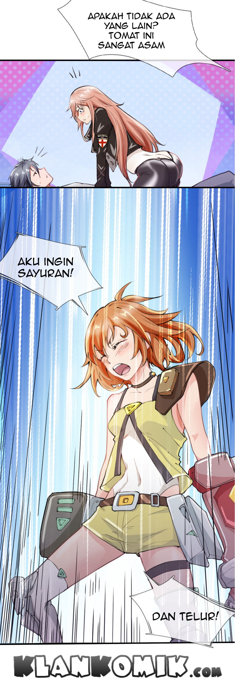 Halaman 25 dari Doomsday Girlfriend: My Backyard Leads to Doomsday Chapter 1