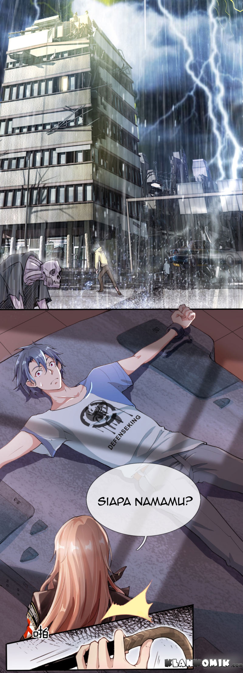 Halaman 6 dari Doomsday Girlfriend: My Backyard Leads to Doomsday Chapter 1