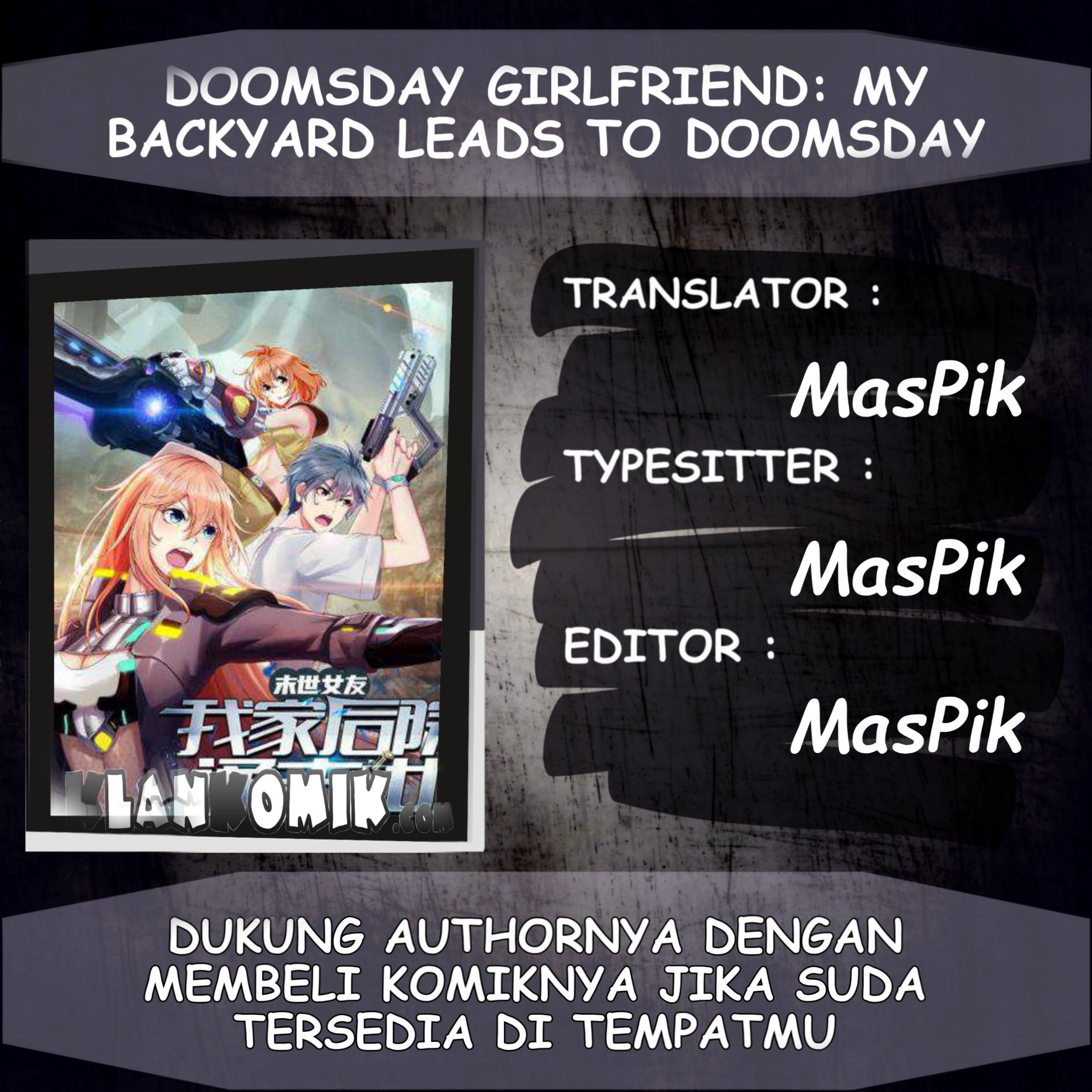 Halaman 2 dari Doomsday Girlfriend: My Backyard Leads to Doomsday Chapter 11