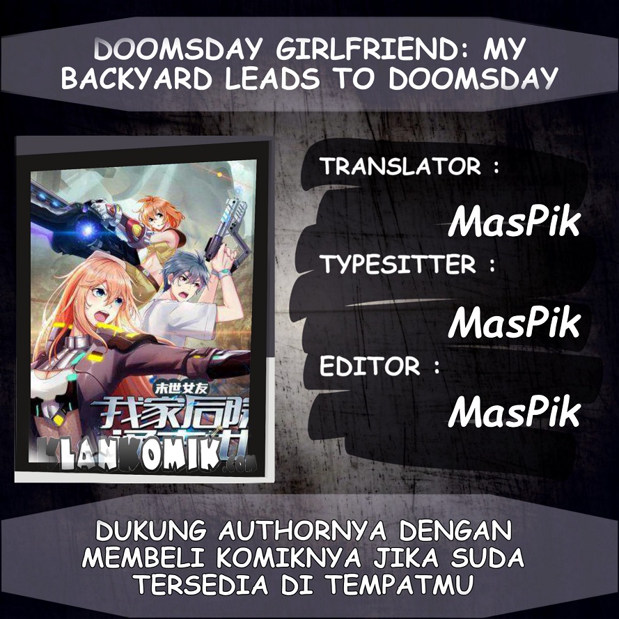 Halaman 1 dari Doomsday Girlfriend: My Backyard Leads to Doomsday Chapter 21