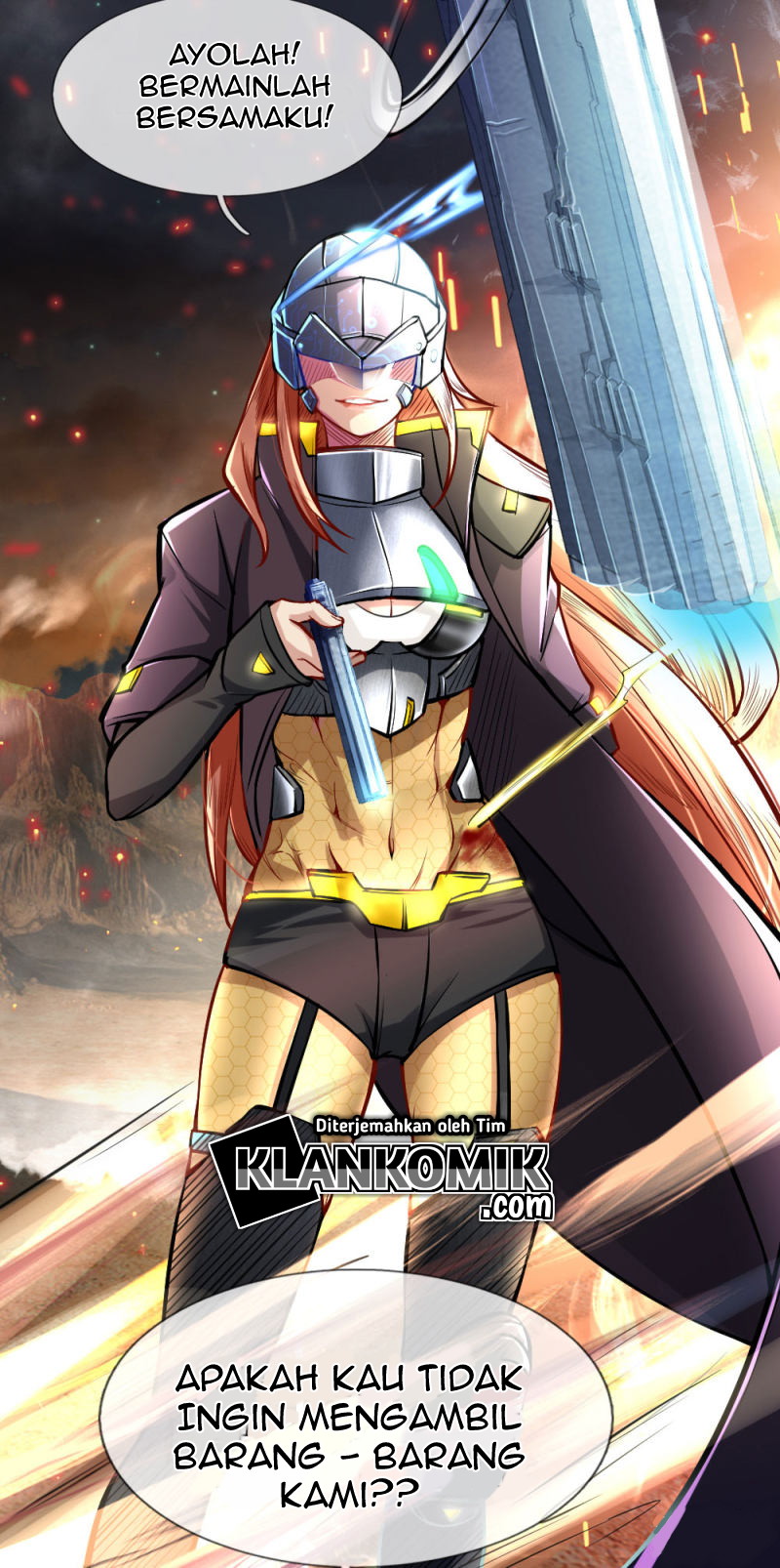 Halaman 24 dari Doomsday Girlfriend: My Backyard Leads to Doomsday Chapter 28