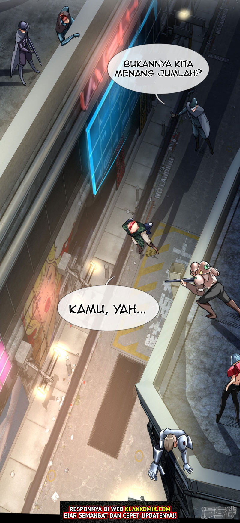 Halaman 17 dari Doomsday Girlfriend: My Backyard Leads to Doomsday Chapter 35