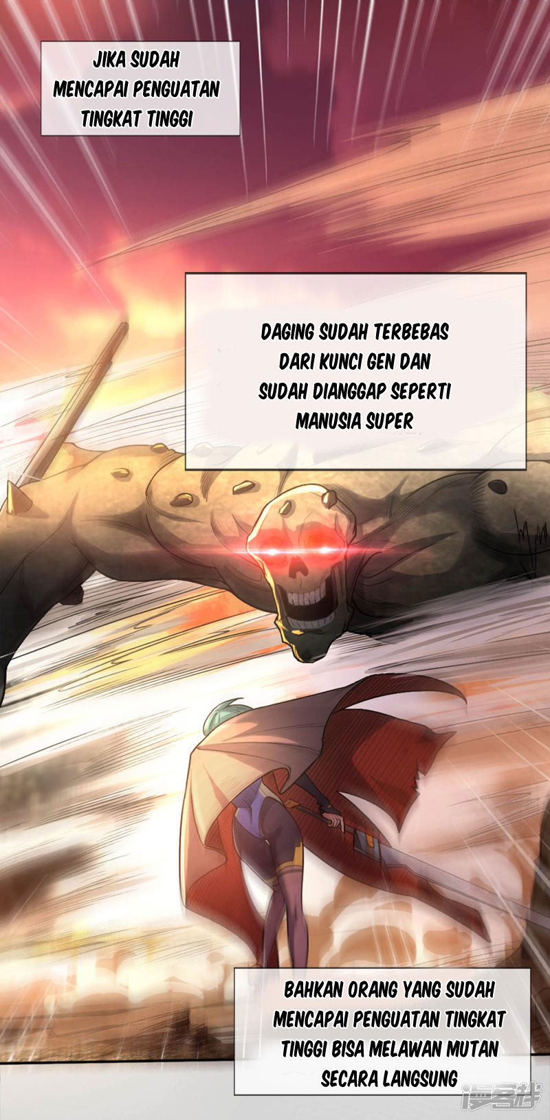 Halaman 20 dari Doomsday Girlfriend: My Backyard Leads to Doomsday Chapter 36