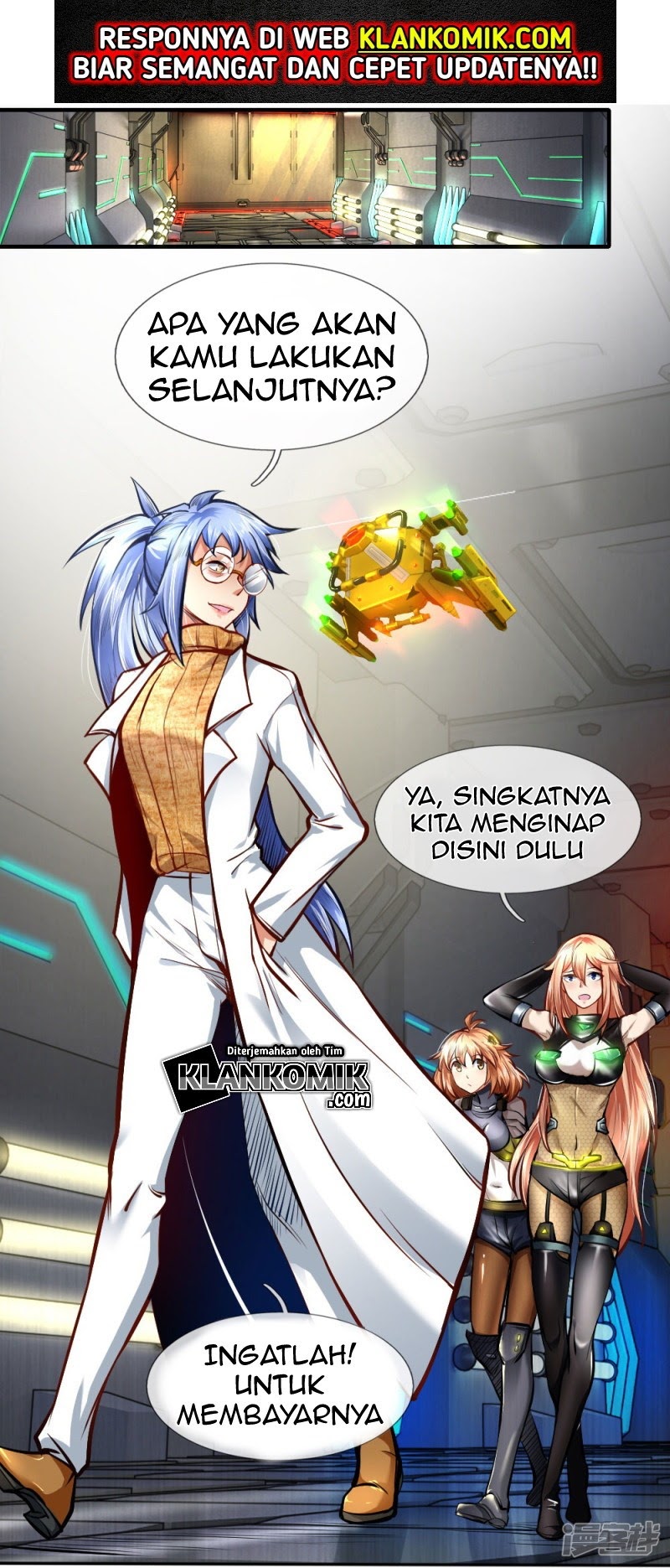 Halaman 3 dari Doomsday Girlfriend: My Backyard Leads to Doomsday Chapter 38