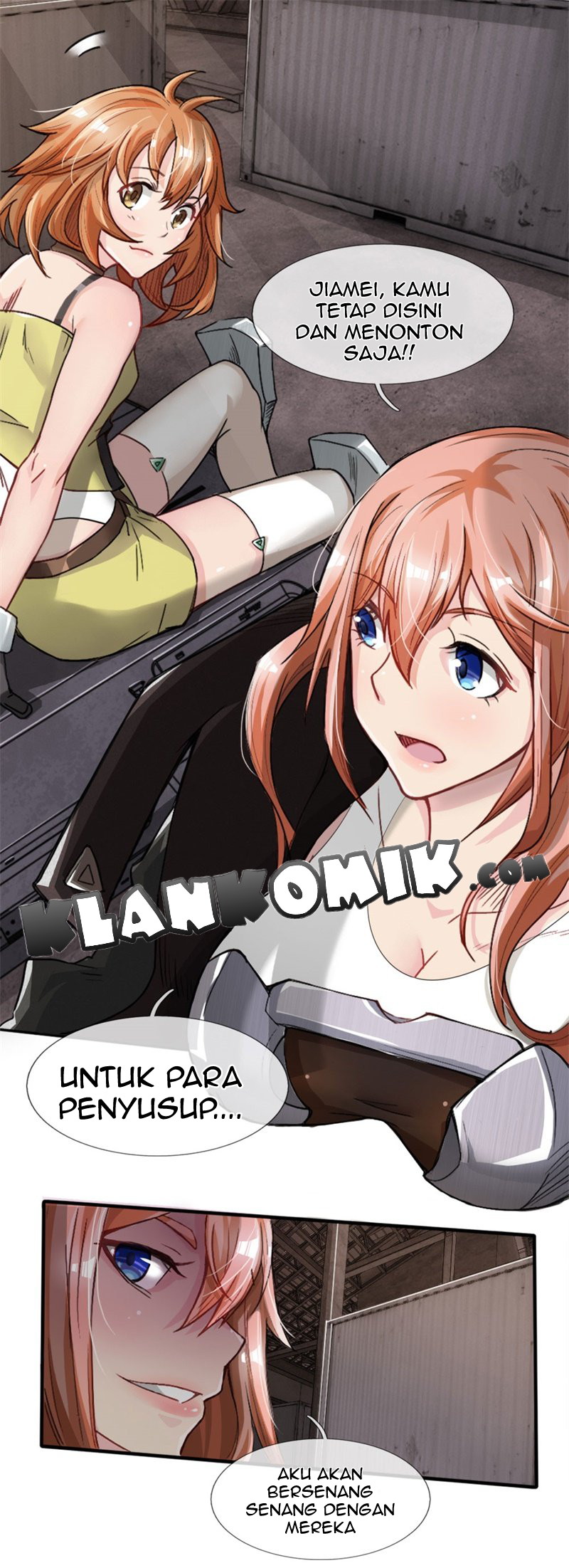 Halaman 26 dari Doomsday Girlfriend: My Backyard Leads to Doomsday Chapter 5