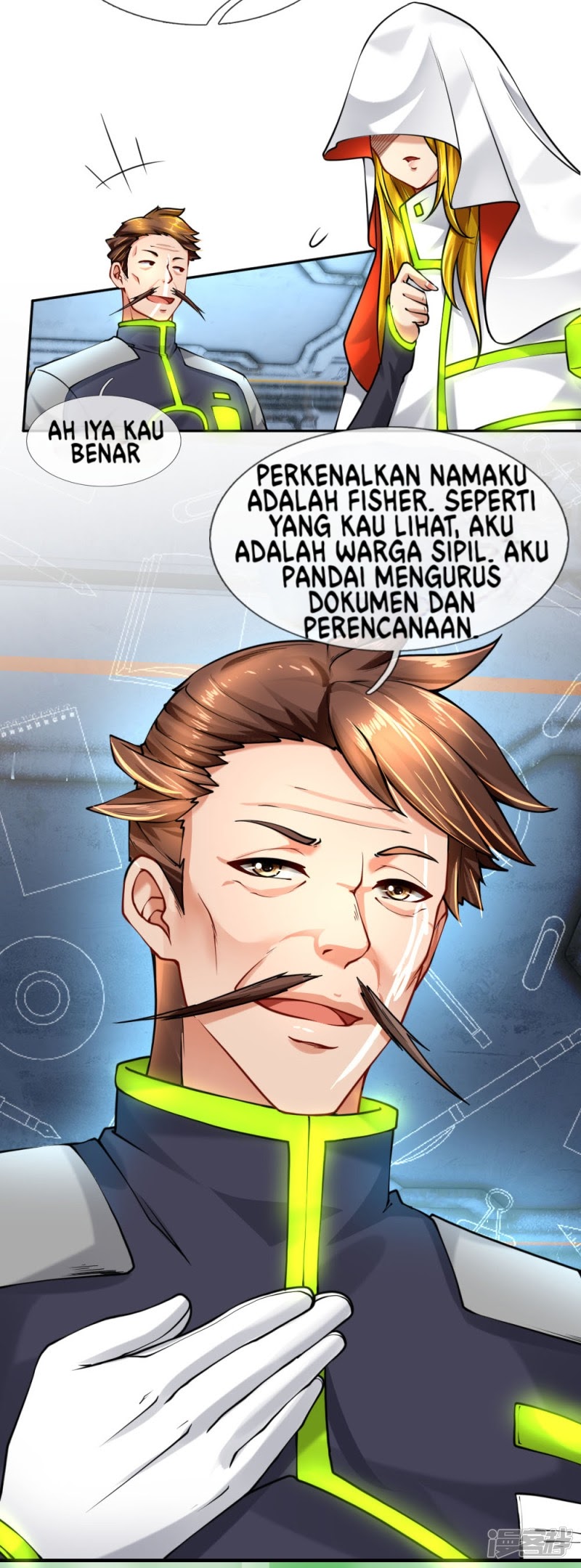 Halaman 11 dari Doomsday Girlfriend: My Backyard Leads to Doomsday Chapter 77