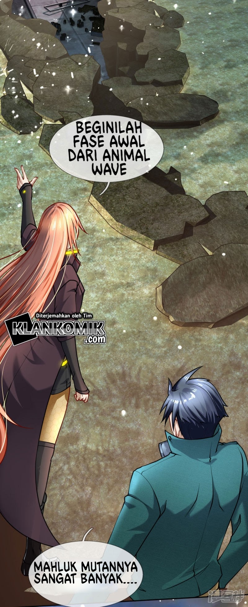Halaman 21 dari Doomsday Girlfriend: My Backyard Leads to Doomsday Chapter 77