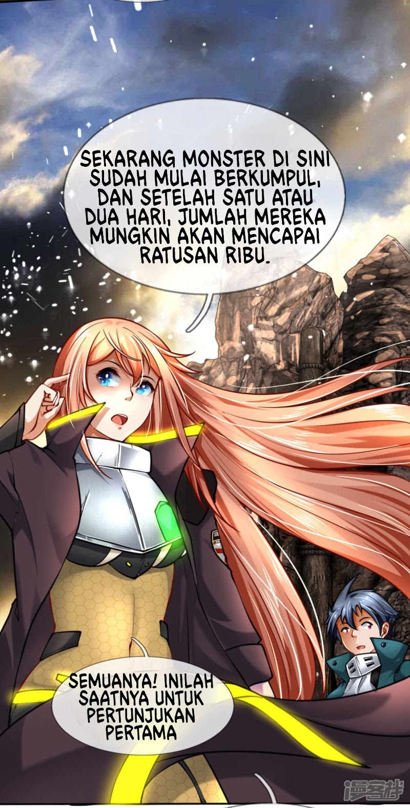 Halaman 22 dari Doomsday Girlfriend: My Backyard Leads to Doomsday Chapter 77
