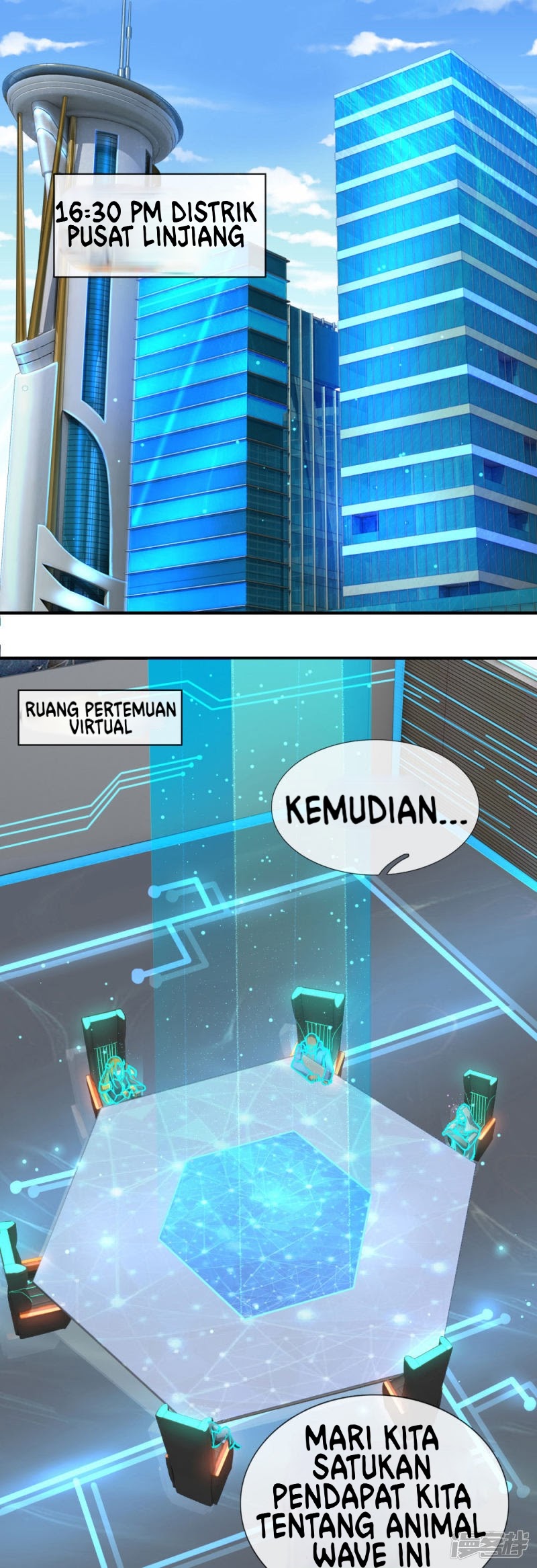 Halaman 11 dari Doomsday Girlfriend: My Backyard Leads to Doomsday Chapter 85