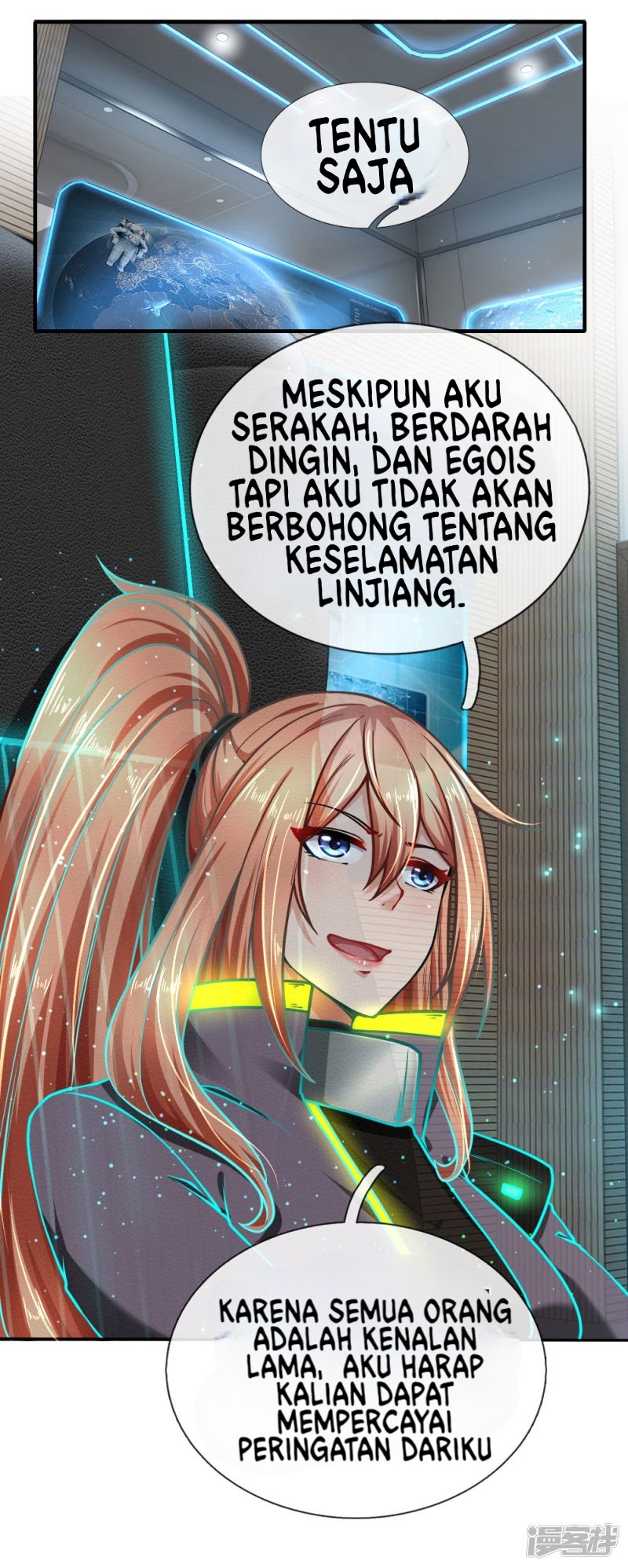 Halaman 19 dari Doomsday Girlfriend: My Backyard Leads to Doomsday Chapter 85