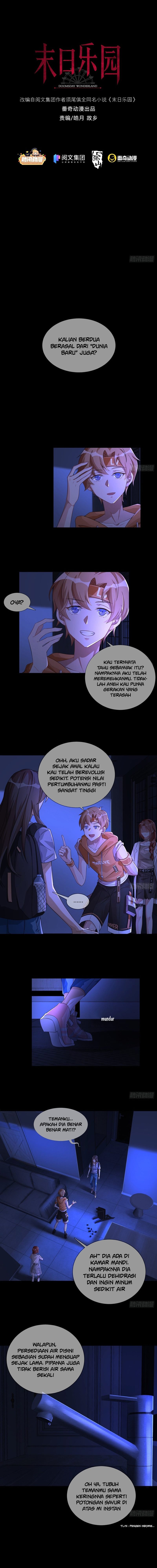 Halaman 3 dari Doomsday Wonderland Chapter 6
