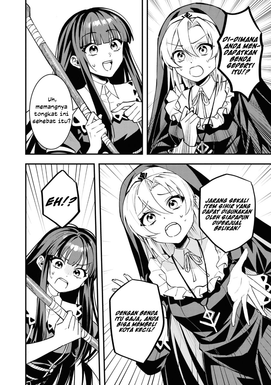 Doumo, Butsuyoku no Seijo desu ~Musou Skill -Clear Houshuu- de Seidai ni Kanchigai Saremashita~ chapter 5 halaman 23