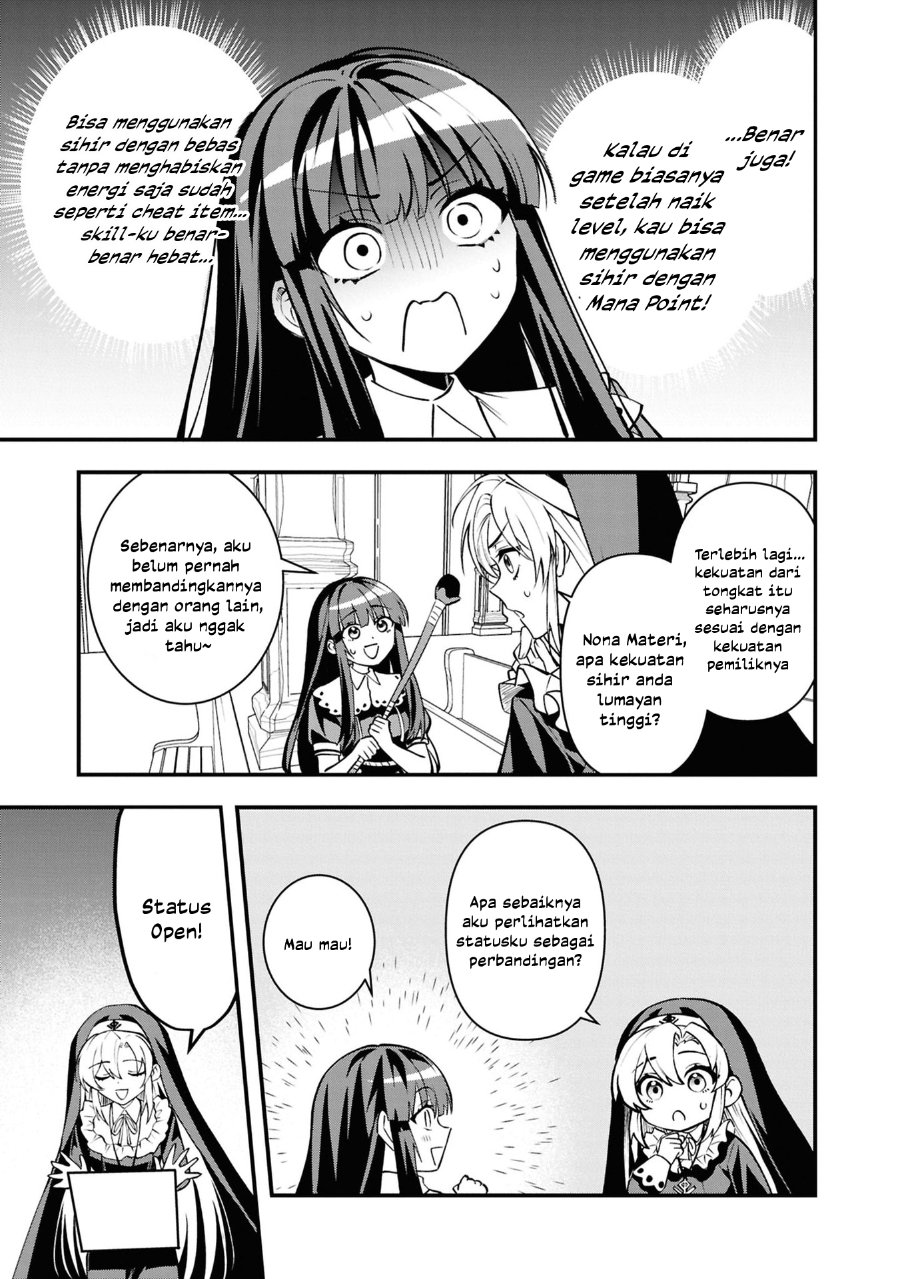 Doumo, Butsuyoku no Seijo desu ~Musou Skill -Clear Houshuu- de Seidai ni Kanchigai Saremashita~ chapter 5 halaman 24