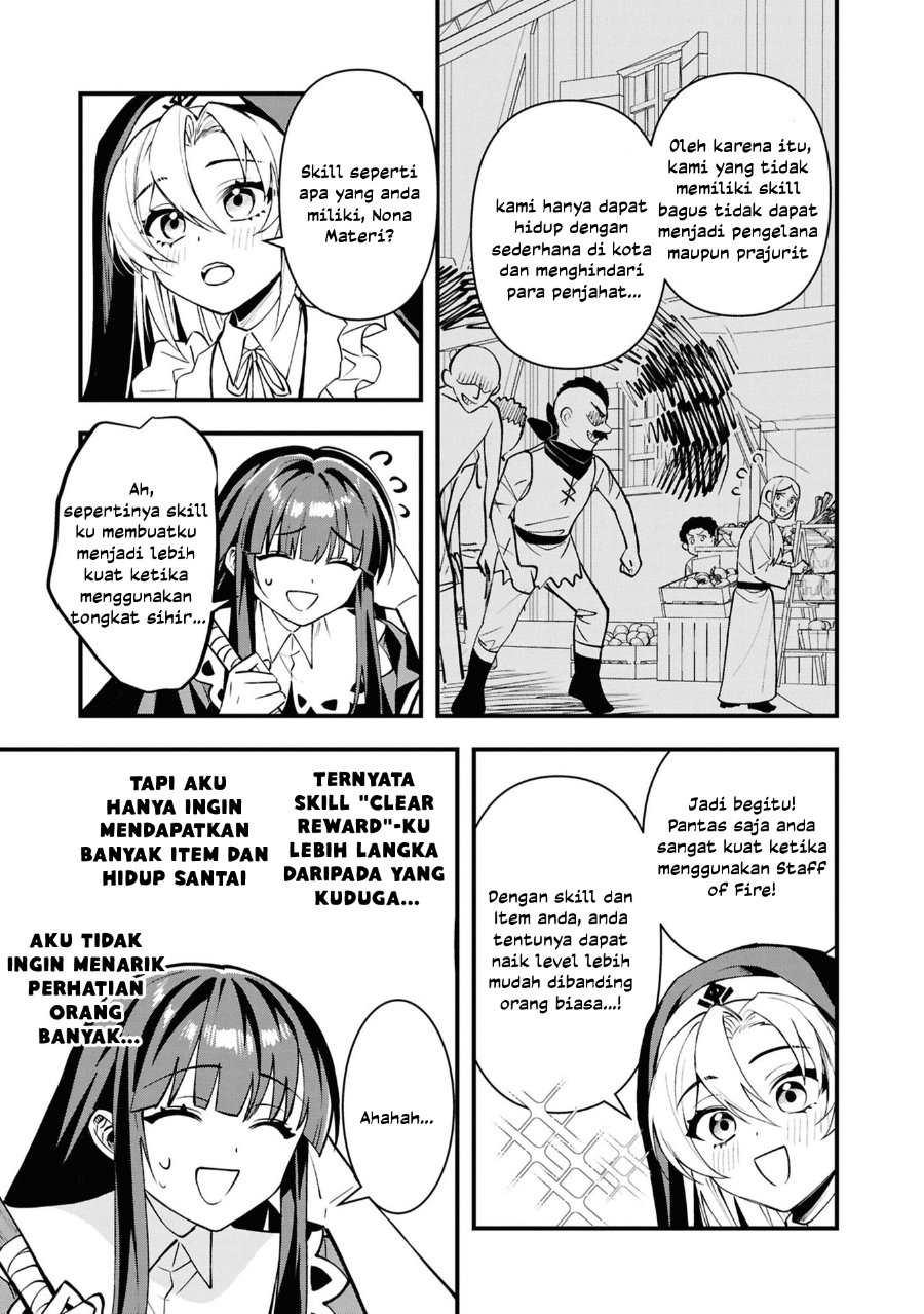 Doumo, Butsuyoku no Seijo desu ~Musou Skill -Clear Houshuu- de Seidai ni Kanchigai Saremashita~ chapter 5 halaman 26