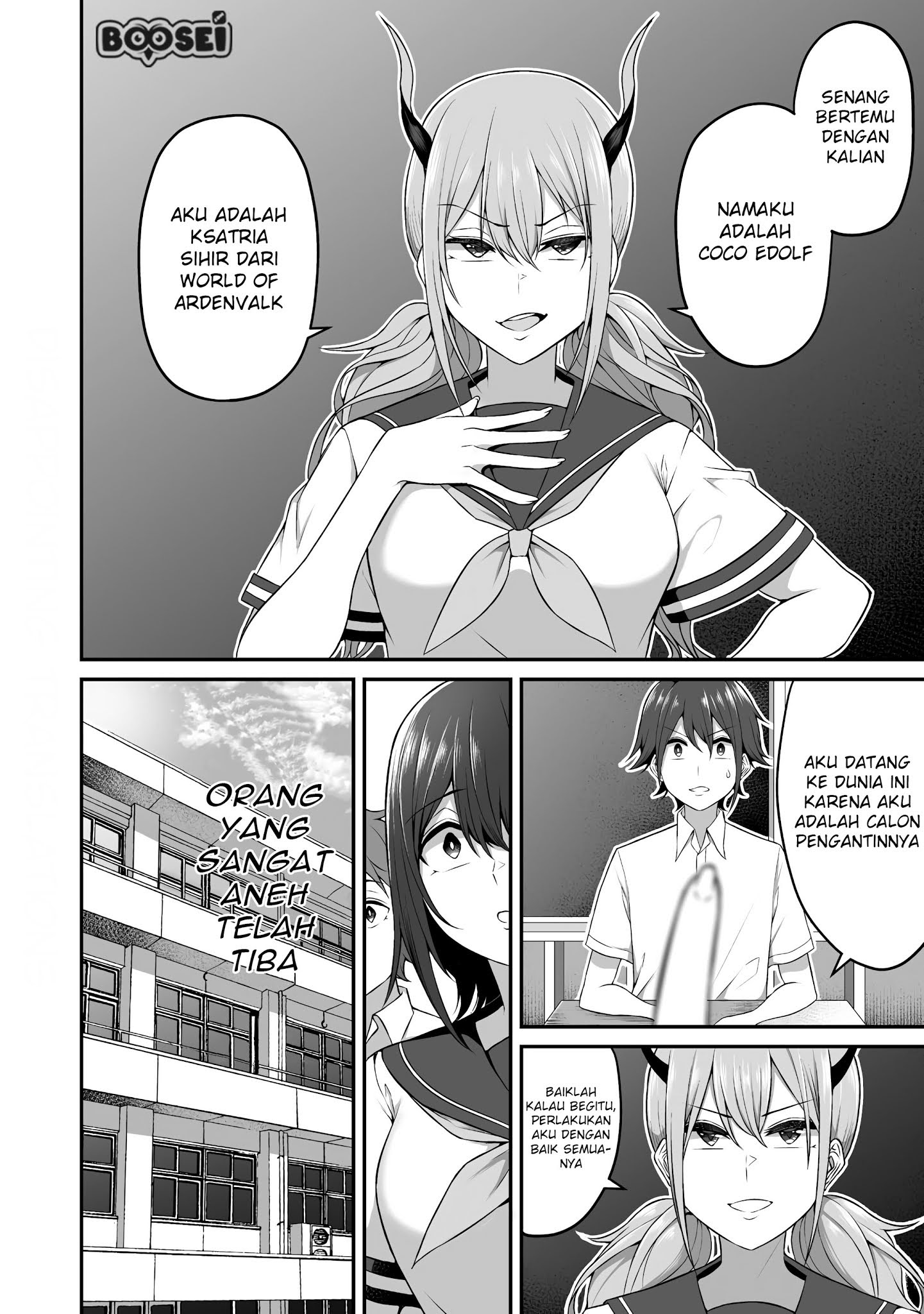 Halaman 3 dari Douyara Boku no Hanayome wa Onna Kishidan na you de. Chapter 4