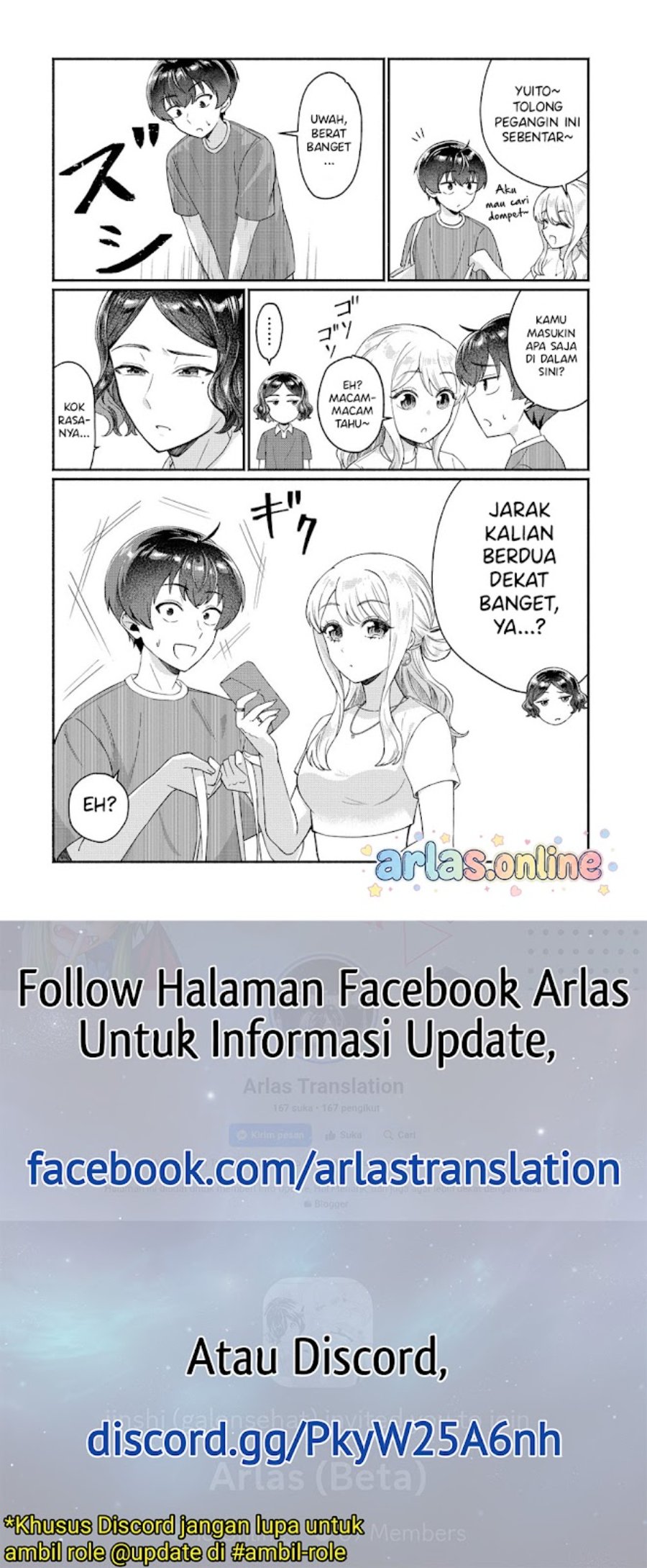 Douyara Ore wa Imadoki Gal na Toshiue Osananajimi kara Gekiomo Kanjou wo Mukerareteiru Rashii chapter 16 halaman 13
