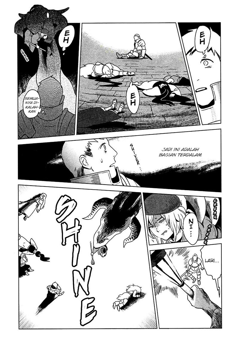 Halaman 12 dari Dungeon Meshi Chapter 1