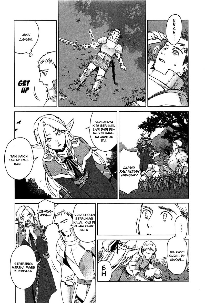 Halaman 14 dari Dungeon Meshi Chapter 1