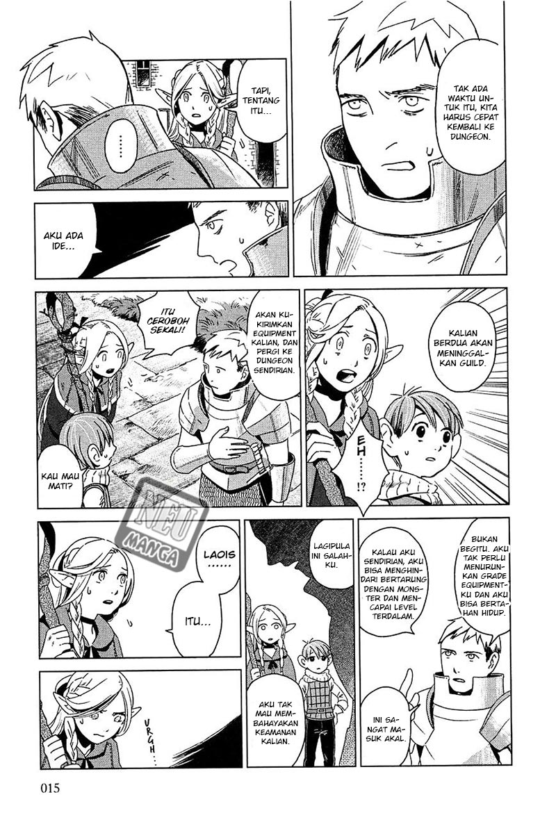 Halaman 18 dari Dungeon Meshi Chapter 1
