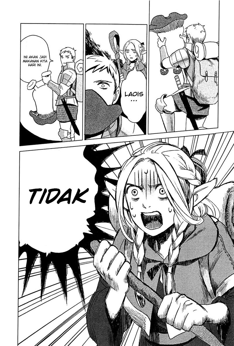 Halaman 23 dari Dungeon Meshi Chapter 1