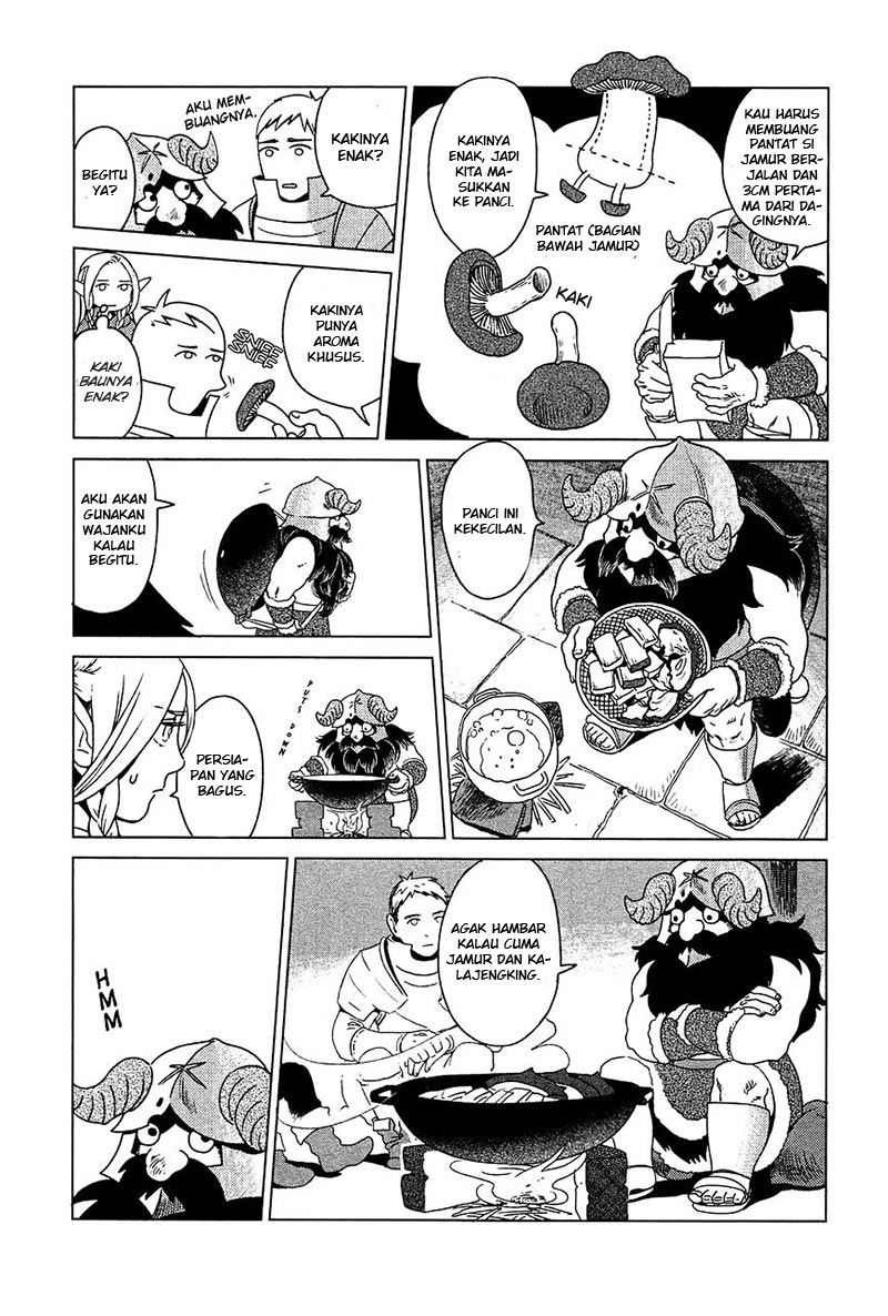 Halaman 30 dari Dungeon Meshi Chapter 1