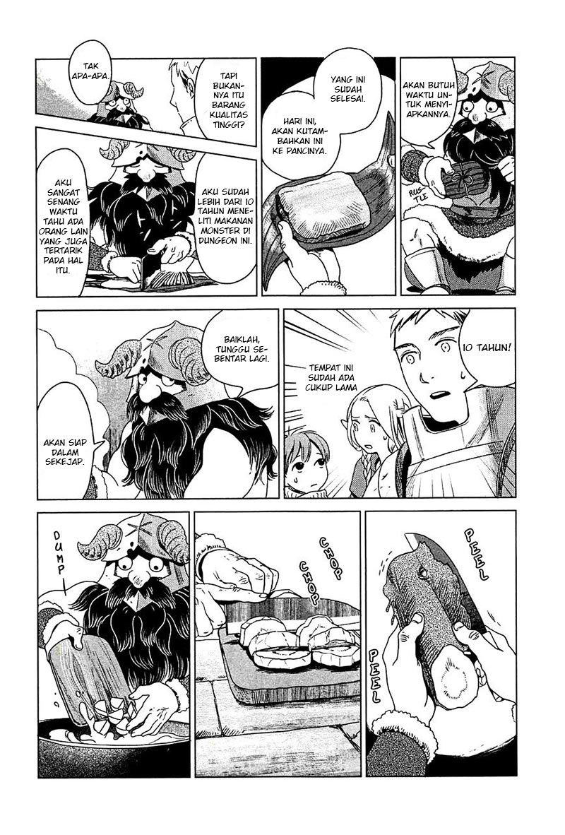 Halaman 35 dari Dungeon Meshi Chapter 1