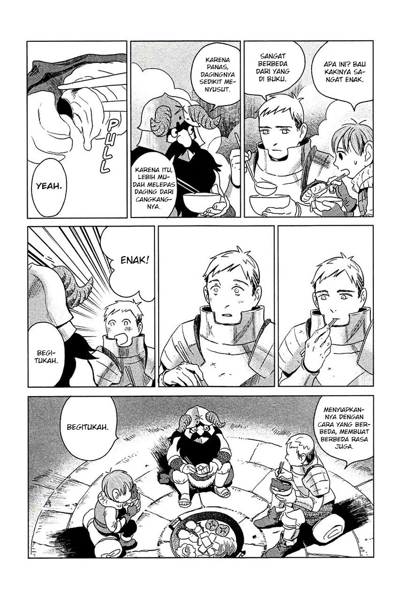 Halaman 37 dari Dungeon Meshi Chapter 1