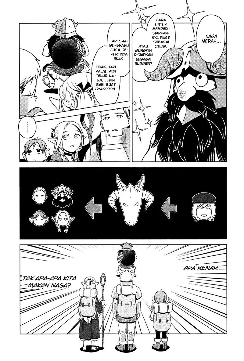 Halaman 42 dari Dungeon Meshi Chapter 1