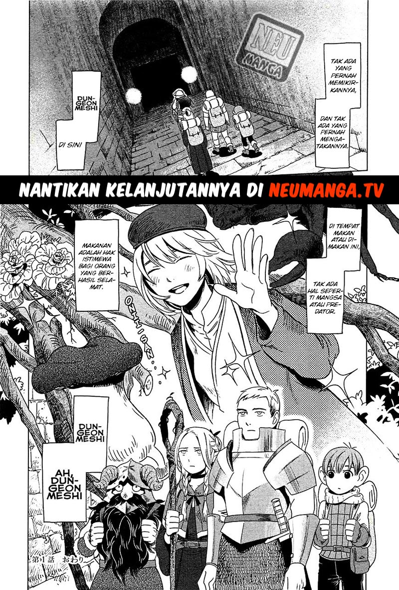 Halaman 43 dari Dungeon Meshi Chapter 1