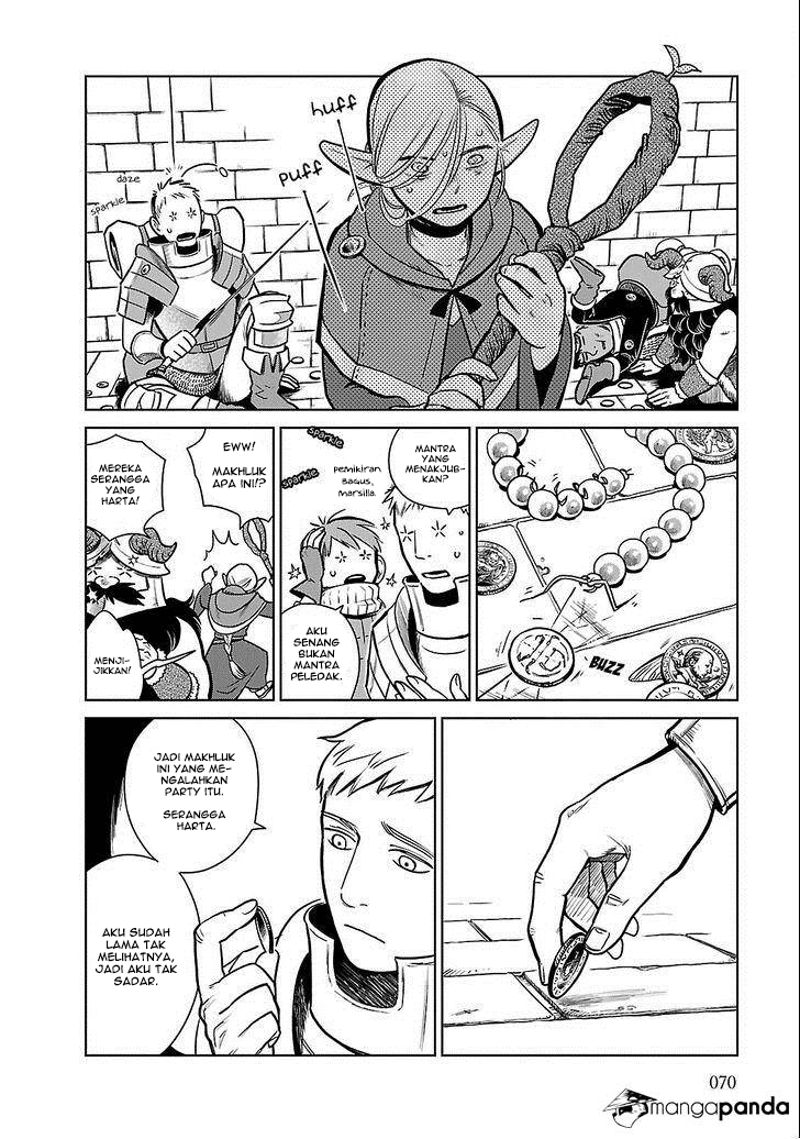 Halaman 17 dari Dungeon Meshi Chapter 10