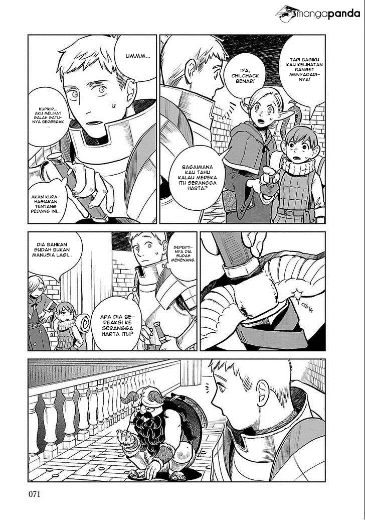 Halaman 18 dari Dungeon Meshi Chapter 10