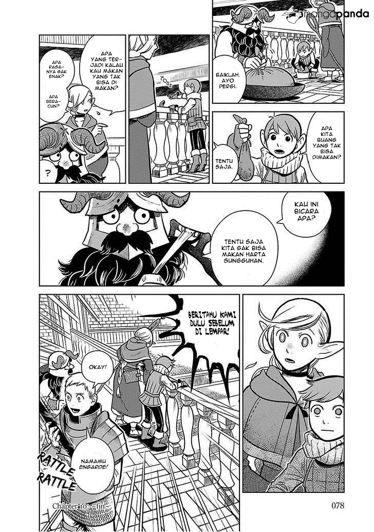 Halaman 25 dari Dungeon Meshi Chapter 10