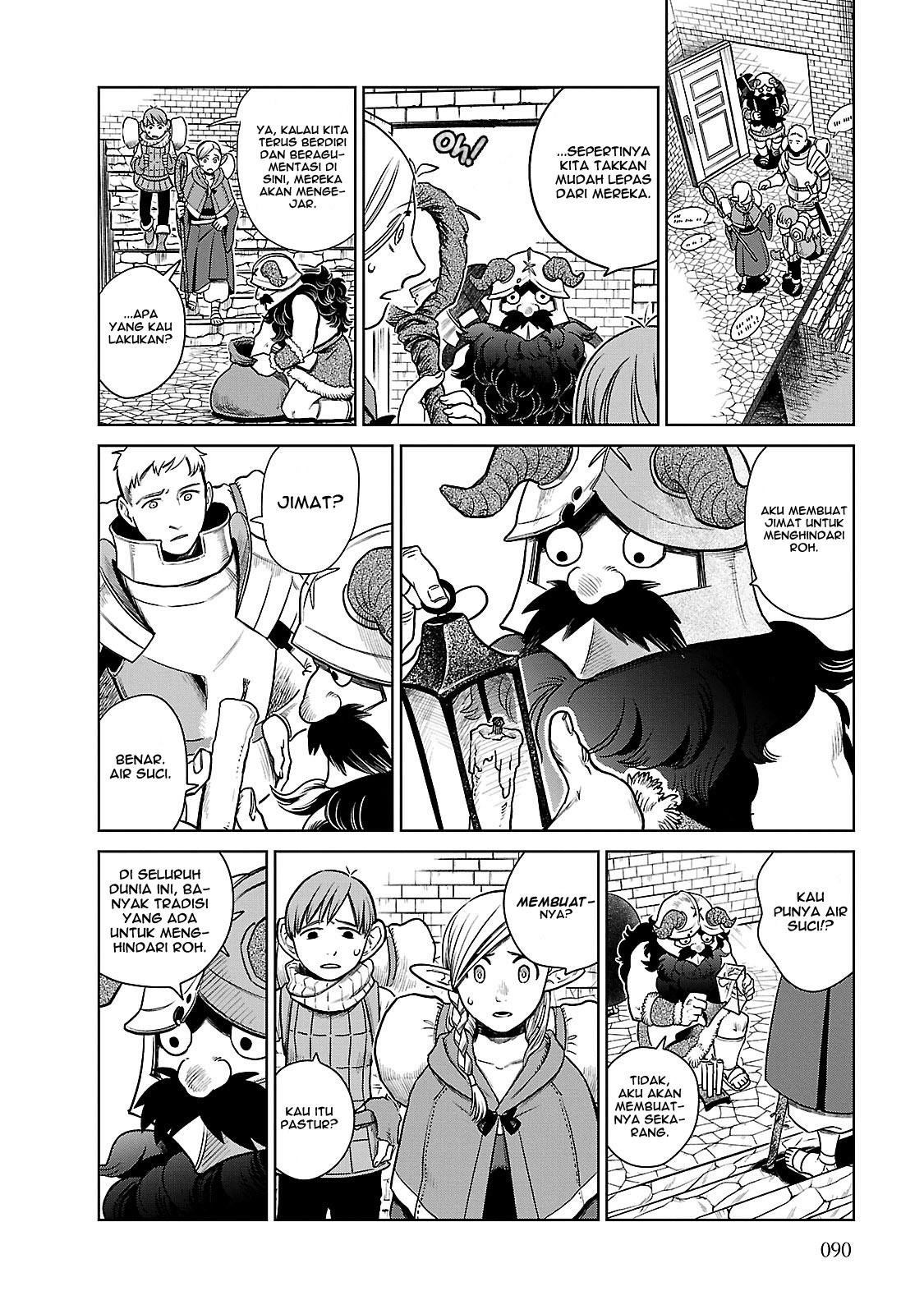 Halaman 13 dari Dungeon Meshi Chapter 11