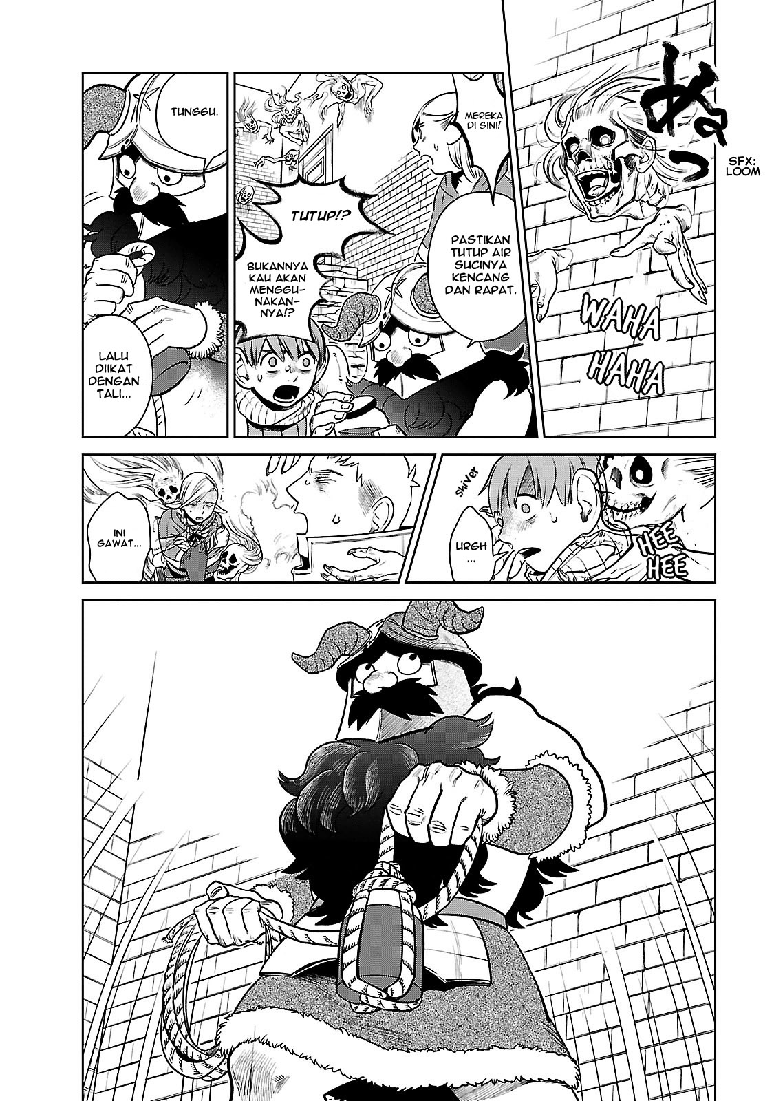 Halaman 17 dari Dungeon Meshi Chapter 11