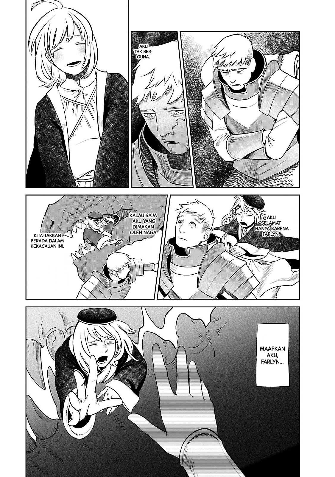 Halaman 18 dari Dungeon Meshi Chapter 11