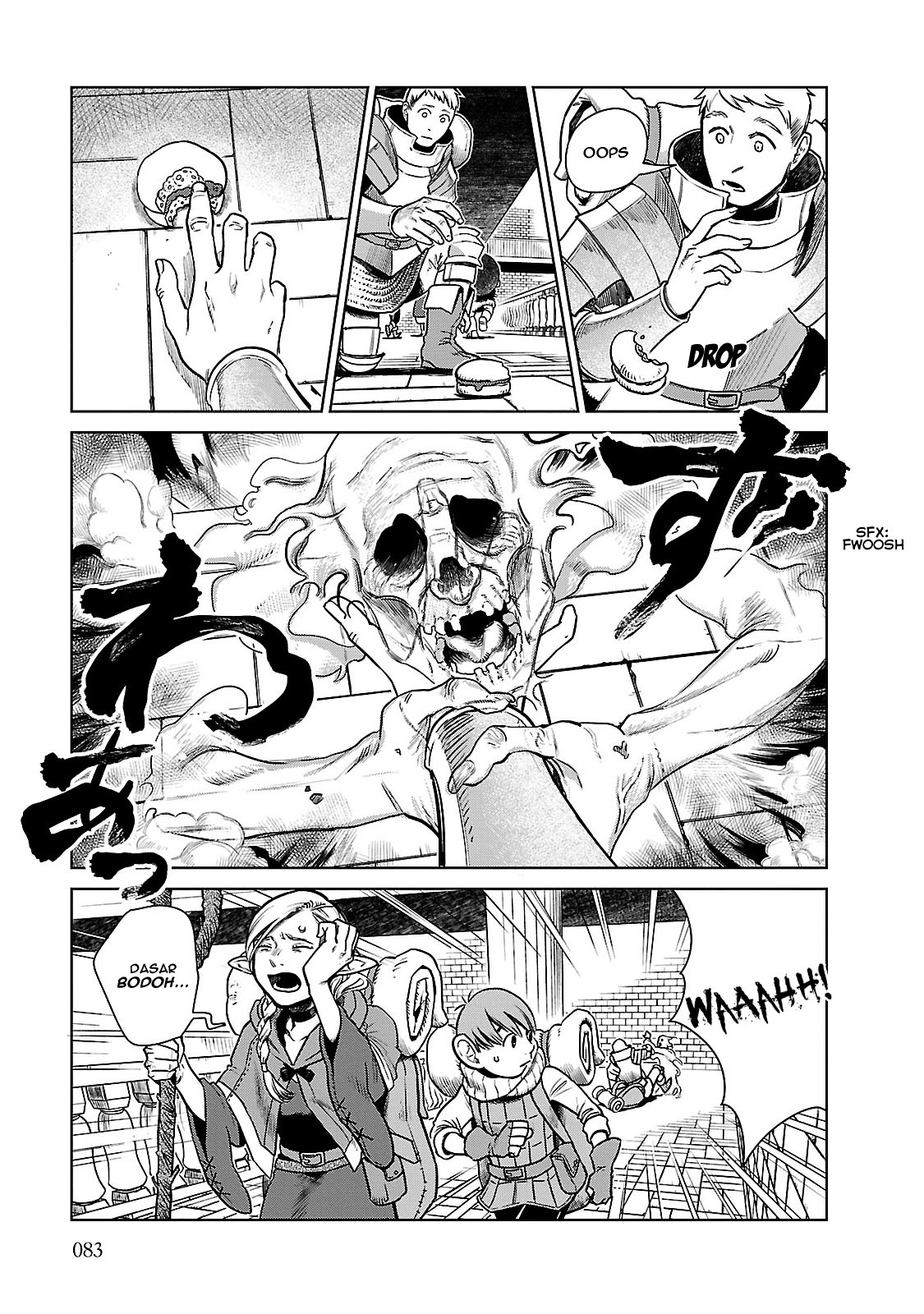 Halaman 6 dari Dungeon Meshi Chapter 11