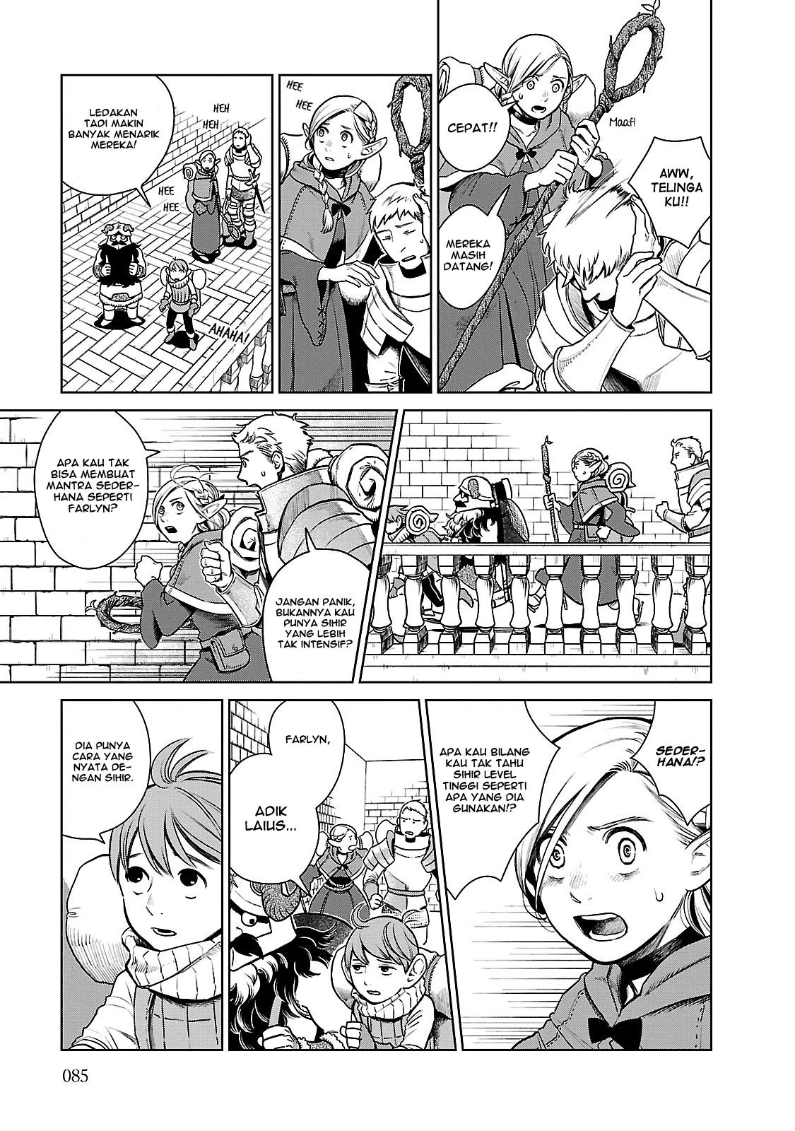Halaman 8 dari Dungeon Meshi Chapter 11