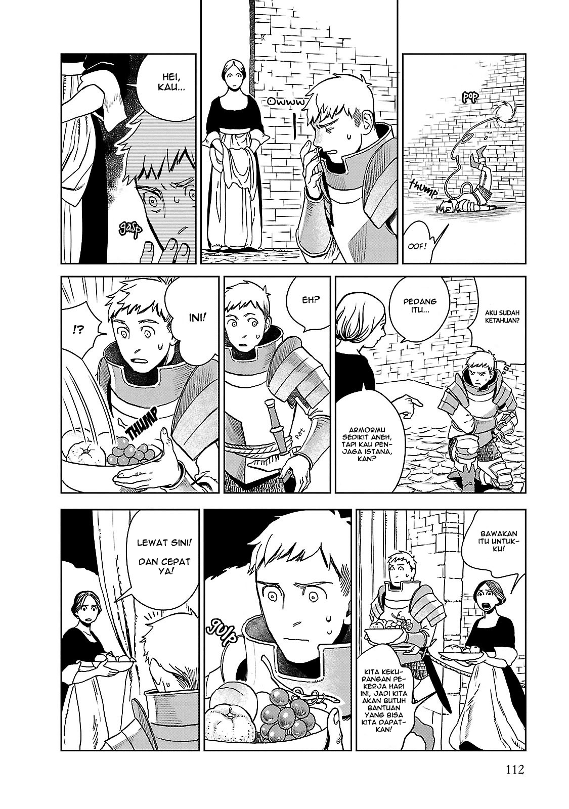 Halaman 11 dari Dungeon Meshi Chapter 12